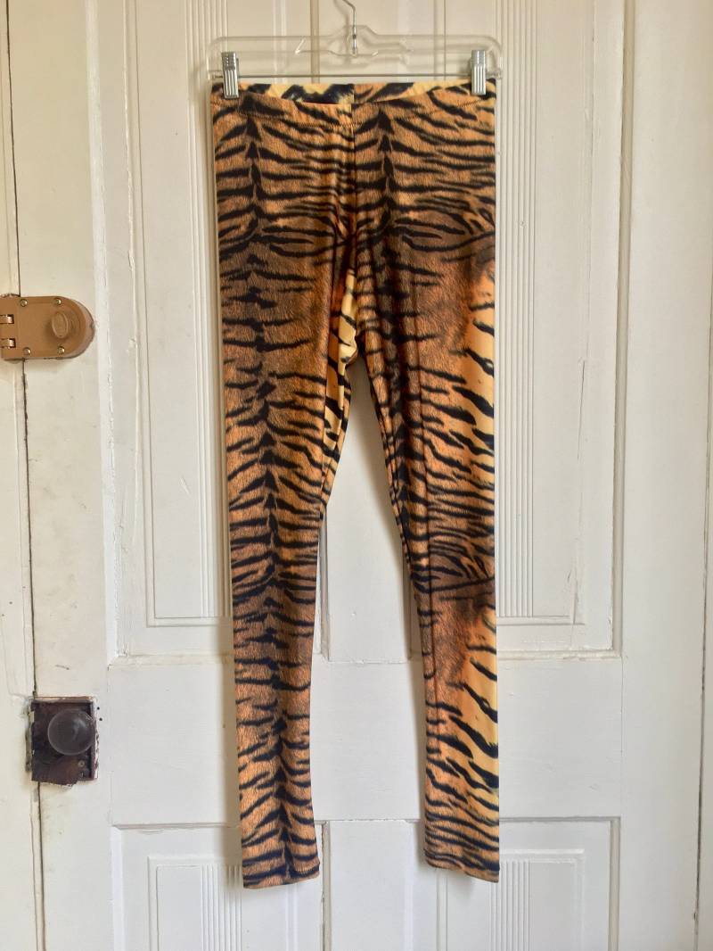 Tiger Print Leggings-Yoga Leggings-Tier Print-Tiger Streifen-Tiger King Leggings-Lsu Leggings-Kinder Leggings-Work Out Leggings von MessQueenNewYork