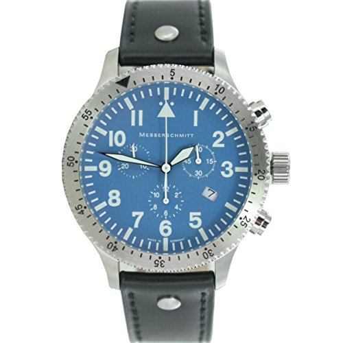 Messerschmitt Herren-Chronograph Fliegeruhr ME-5030BLAU von Messerschmitt