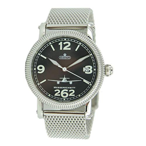 Messerschmitt 4H262-TT Herren-Armbanduhr mit Edelstahlband von Messerschmitt