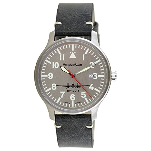 Messerschmitt Aristo Herren Uhr Fliegeruhr BF110C-4ALU von Messerschmitt