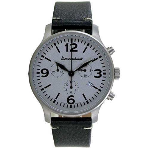 Messerschmitt Herrenuhr Flieger-Chronograph mit Lederband ME-3H203L von Messerschmitt