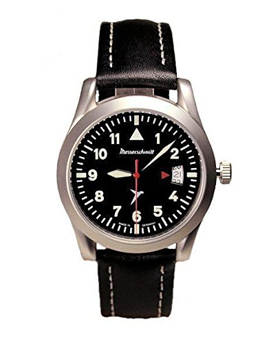 Aristo Herren Messerschmitt Uhr Fliegeruhr Edelstahl ME-40DAY von Messerschmitt