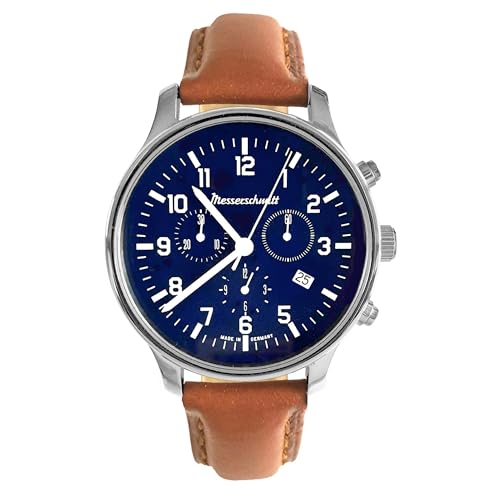 Messerschmitt Flieger-Herrenuhr Chronograph Lederband ME42CH-L von Messerschmitt