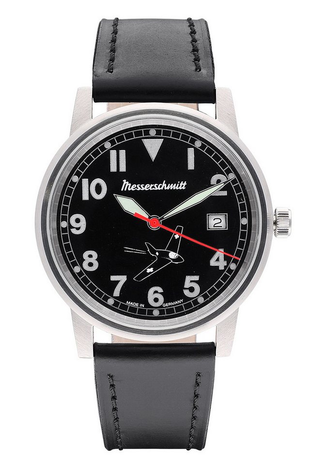 Messerschmitt Quarzuhr Komet 163 Schwarz von Messerschmitt