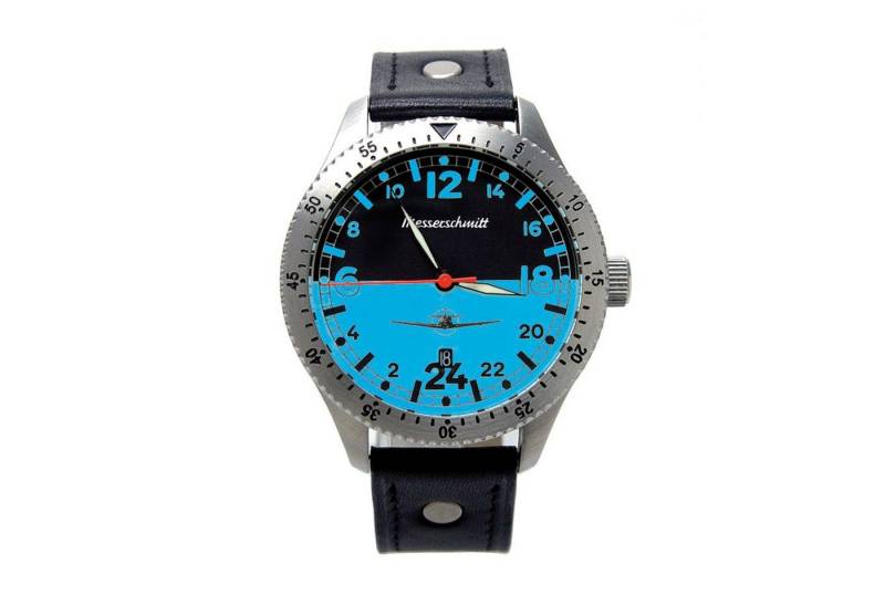 Messerschmitt Quarzuhr MESSERSCHMITT Fliegeruhr Night & Day von Messerschmitt