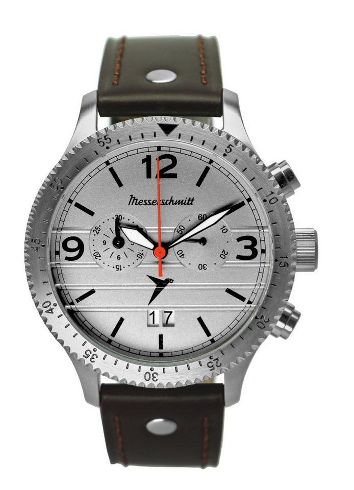 Messerschmitt Quarzuhr MESSERSCHMITT M18 Quarz-Chrono 43 von Messerschmitt