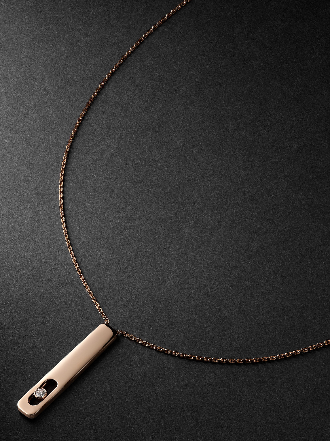 Messika - My First Diamond Rose Gold Necklace - Men - Rose gold von Messika