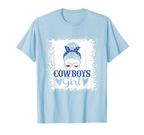 Messy Bun Cowboys Sportfan für Mädchen, Herren, Damen, Mädchen, Kinder T-Shirt Messy Bun Cowboys Sportfan für Mädchen, Herren, Damen, Mädchen, Kinder T-Shirt von Messy Bun Cowboys Girl