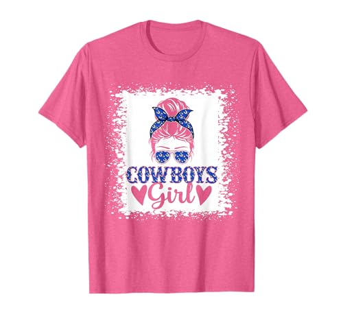 Messy Bun Cowboys Sportfan für Mädchen, Herren, Damen, Mädchen, Kinder T-Shirt Messy Bun Cowboys Sportfan für Mädchen, Herren, Damen, Mädchen, Kinder T-Shirt von Messy Bun Cowboys Girl