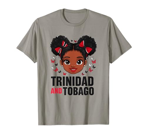 Trinidad and Tobago Girl Caribbean Flag Pride T-Shirt Trinidad and Tobago Girl Caribbean Flag Pride T-Shirt von Messy Bun Trinidad Tobago Girl
