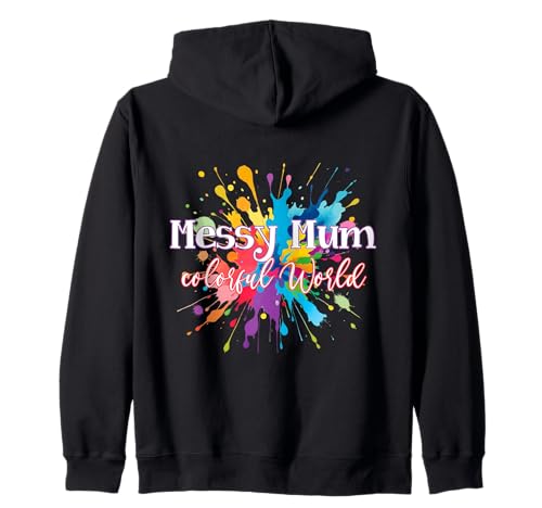 Beste Mama Kapuzenjacke Beste Mama Kapuzenjacke von Messy Mum colorful World
