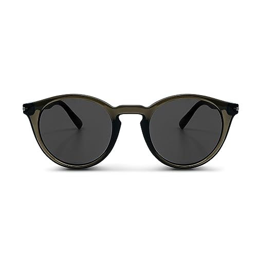 MessyWeekend Sonnenbrille Herren & Damen Rund - TR90-Injektions Rahmen Leicht - Gläser mit vollem UV400 Schutz - Designer, Retro, Coole Sonnenbrille Männer & Frauen - Sunglasses Woman & Men - HOBBES von MessyWeekend