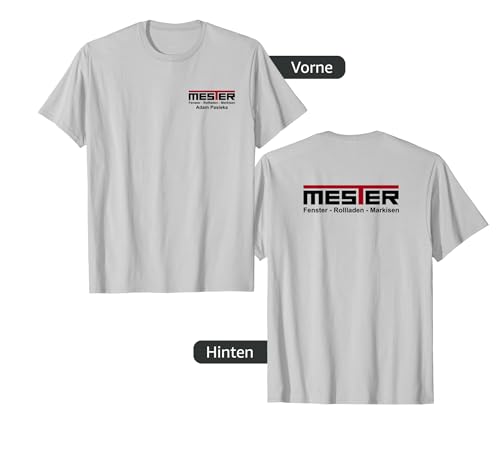 Herren Mester mit Name T-Shirt von Mester Bielefeld