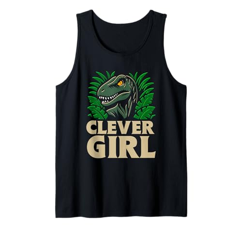 The Velociraptor Clever Girl Zitat Tank Top von Meta Cortex