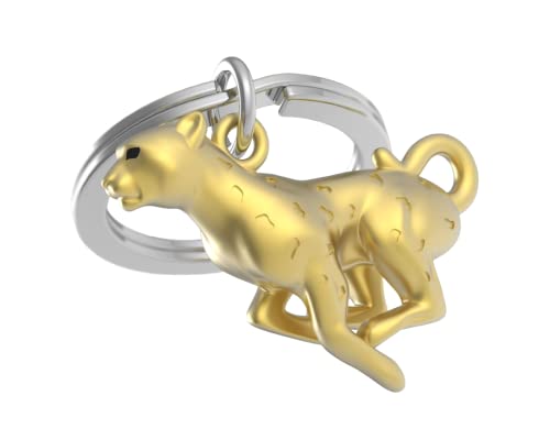 Meta[l]morphose MetallmorPHOSE Schlüsselanhänger Guepard Gold matt – MTM272-01 von O meta[l]morphose