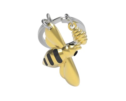 Meta[l]morphose O Unisex Biene und Sein Essaim Schlüsselanhänger, Goldfarben, Schwarz., Einheitsgröße von O meta[l]morphose
