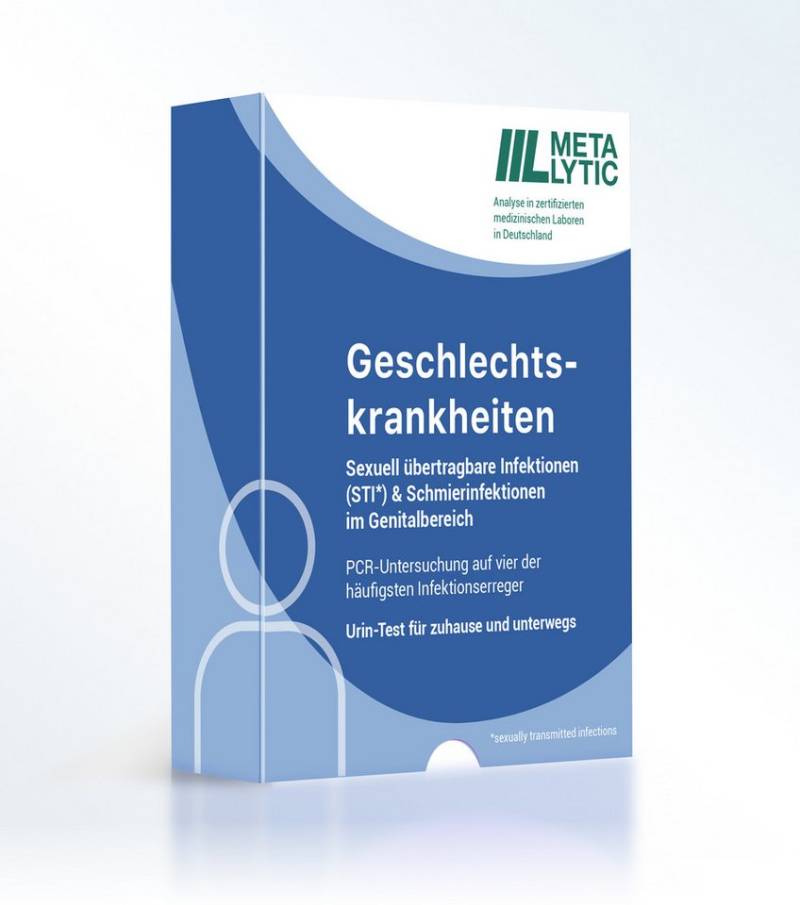 MetaLytic Chlamydia-Schnelltest Geschlechtskrankheiten Selbsttest auf 4 Erreger, 1 Messparameter, Standard oder Express, 1-tlg., Bis zu 100% genaue Erkennung von positiven und negativen Proben von MetaLytic