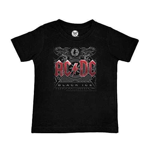 Metal Kids AC/DC Black Ice Unisex T-Shirt schwarz 128 von Metal Kids