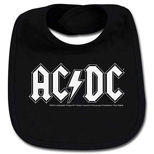 Metal Kids AC/DC Logo Unisex Lätzchen schwarz 100% Baumwolle Undefiniert Band-Merch, Bands von Metal Kids