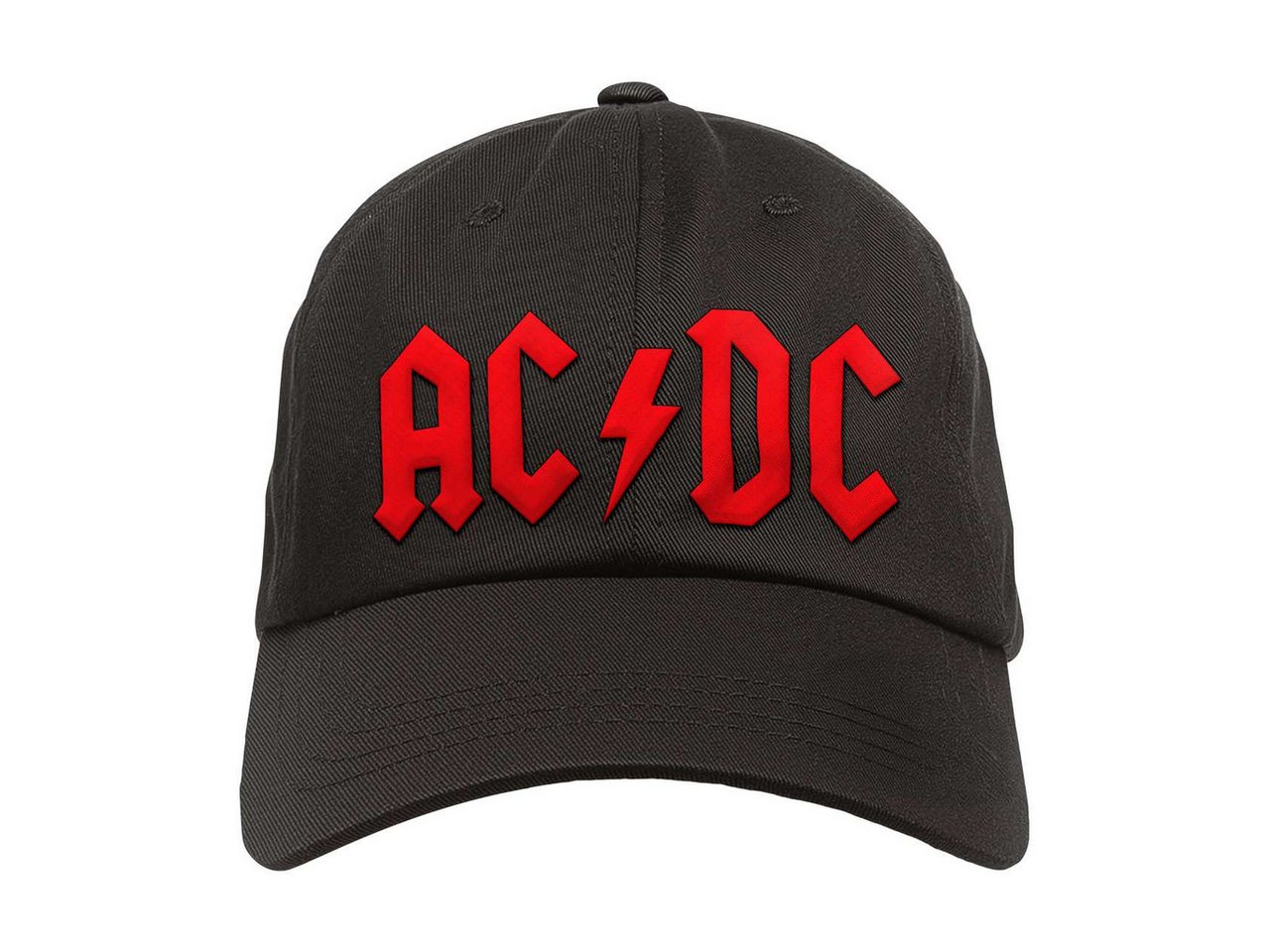 Metal Kids Baseball Cap mit AC/DC (Logo) Stick für Kinder (1-15 J) Druckknopf zum einfachen lösen und einstellen von Metal Kids