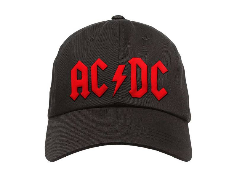 Metal Kids Baseball Cap mit AC/DC (Logo) Stick für Kinder (1-15 J) Druckknopf zum einfachen lösen und einstellen von Metal Kids