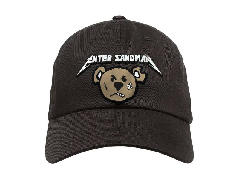 Metal Kids Baseball Cap mit Enter Sandman (Metallica Tribute) Stick für Kinder (1-15 J) Druckknopf zum einfachen lösen und einstellen von Metal Kids