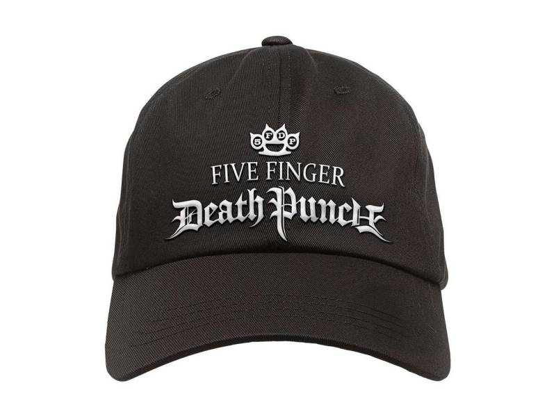 Metal Kids Baseball Cap mit Five Finger Death Punch (Logo) Stick für Kinder (1-15 J) Druckknopf zum einfachen lösen und einstellen von Metal Kids