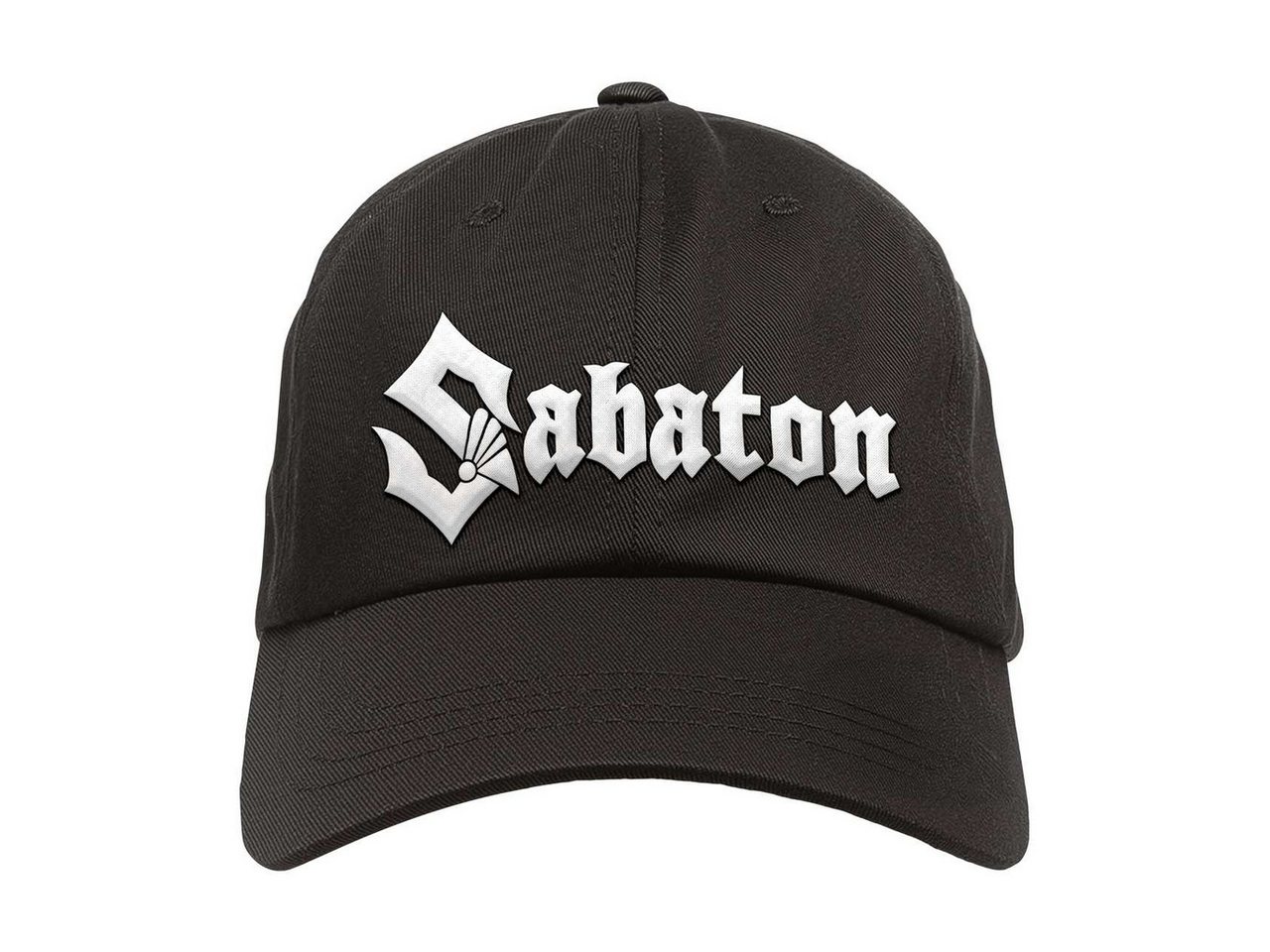 Metal Kids Baseball Cap mit Sabaton (Logo) Stick für Kinder (1-15 J) Druckknopf zum einfachen lösen und einstellen von Metal Kids
