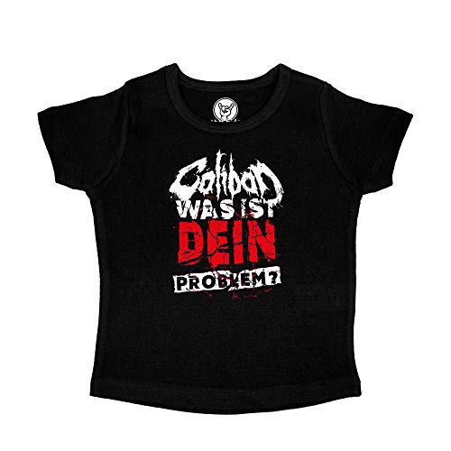 Metal Kids Caliban (was ist Dein Problem?) - Girly Shirt, schwarz, Größe 164 (13-14 Jahre), offizielles Band-Merch von Metal Kids