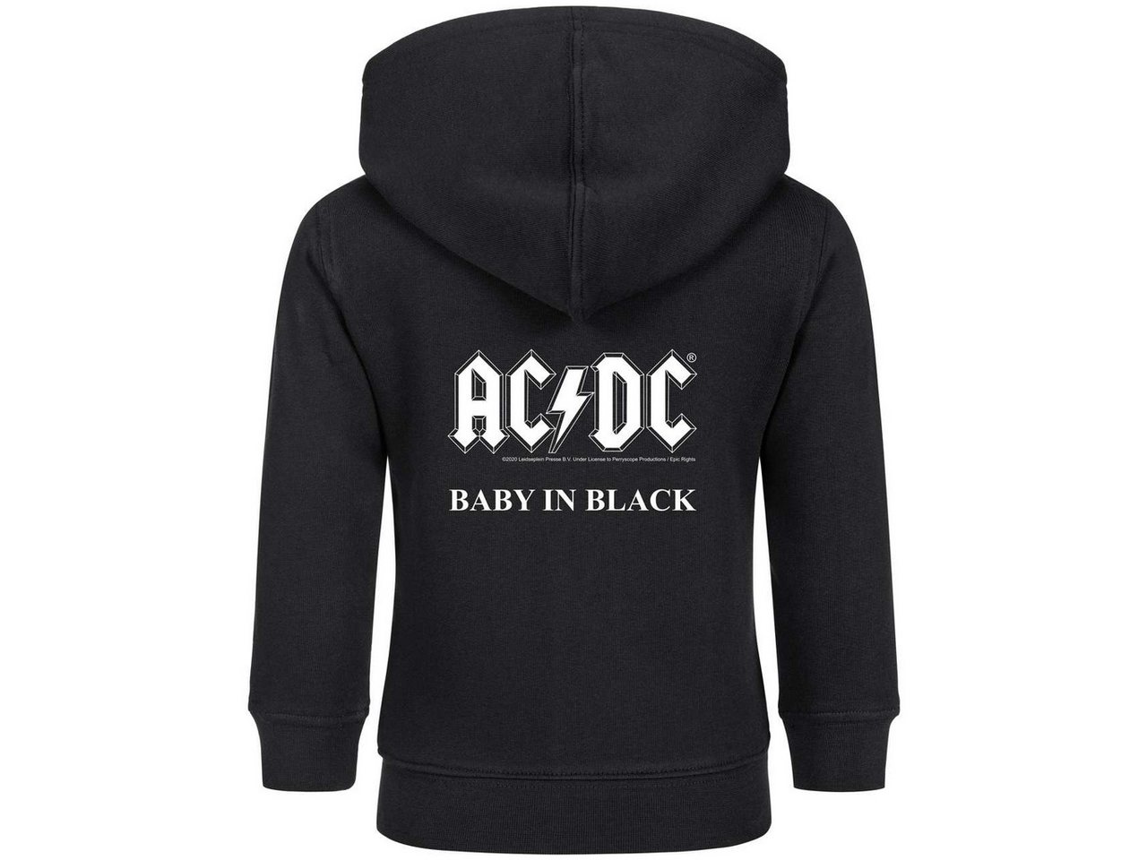 Metal Kids Kapuzensweatjacke mit AC/DC (Baby in Black) Aufdruck für Babys (0–24 M) von Metal Kids