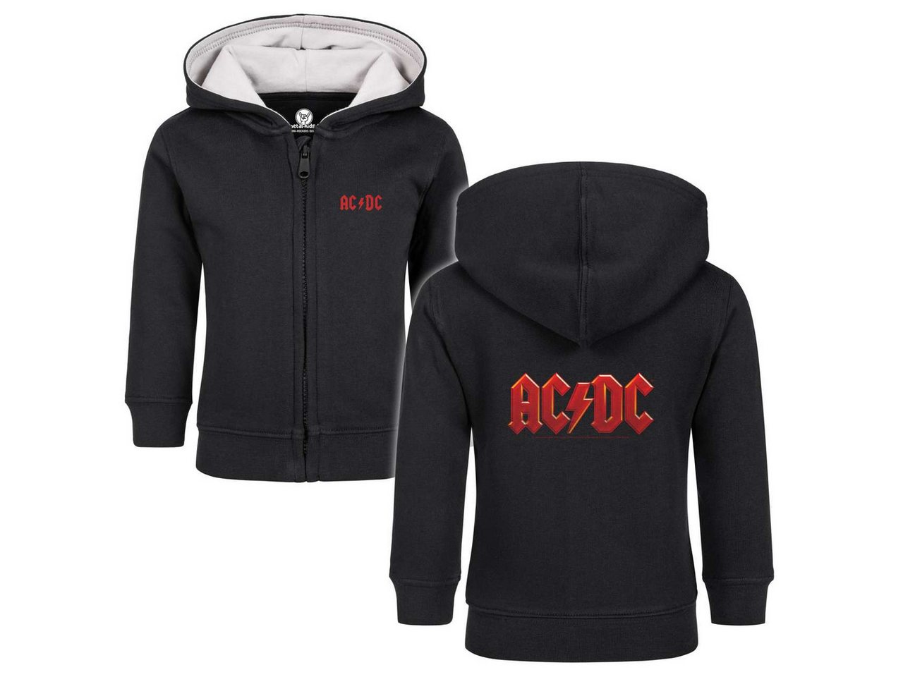 Metal Kids Kapuzensweatjacke mit AC/DC (Logo Multi) Aufdruck für Babys (0–24 M) von Metal Kids