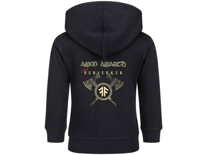Metal Kids Kapuzensweatjacke mit Amon Amarth (Little Berserker) Aufdruck für Babys (0–24 M) von Metal Kids