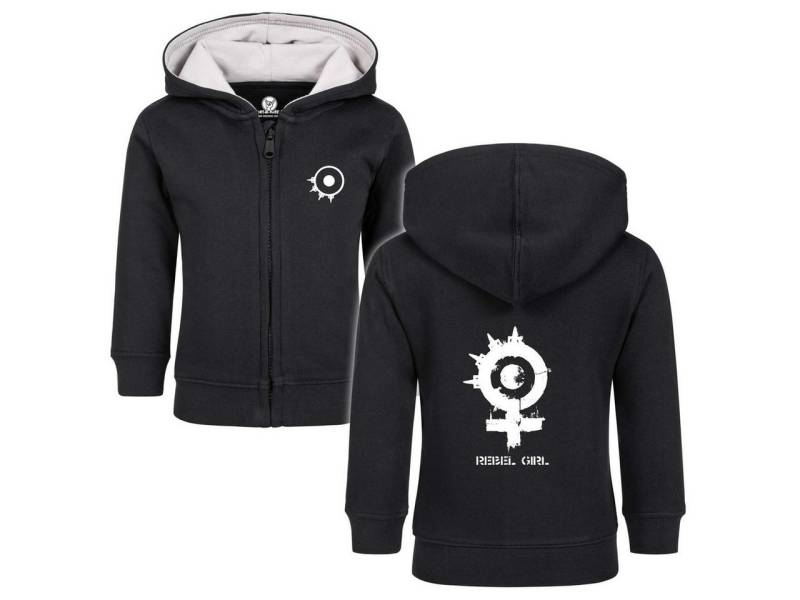 Metal Kids Kapuzensweatjacke mit Arch Enemy (Rebel Girl) Aufdruck für Babys (0–24 M) von Metal Kids