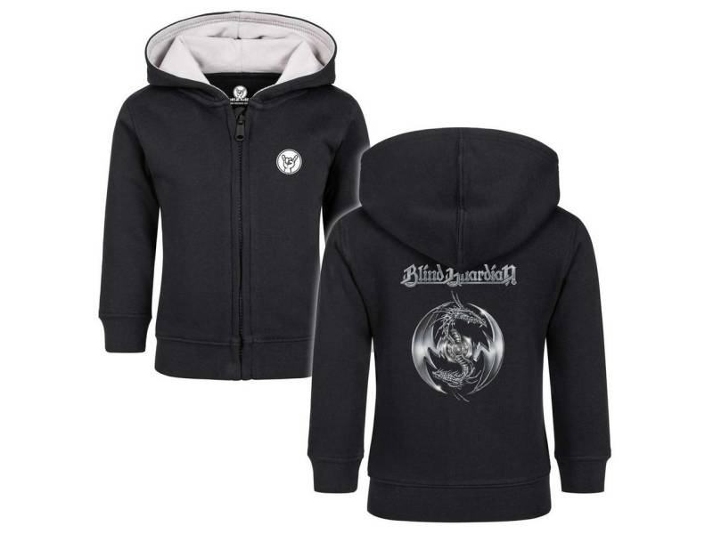 Metal Kids Kapuzensweatjacke mit Blind Guardian (Silverdragon) Aufdruck für Babys (0–24 M) von Metal Kids