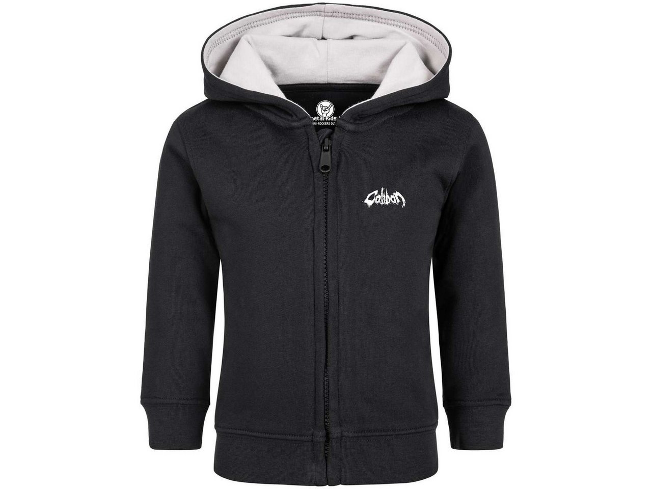 Metal Kids Kapuzensweatjacke mit Caliban (Logo) Aufdruck für Babys (0–24 M) von Metal Kids