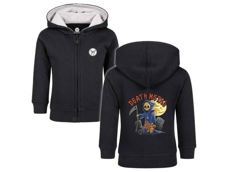 Metal Kids Kapuzensweatjacke mit Death Metal Aufdruck für Babys (0–24 M) von Metal Kids