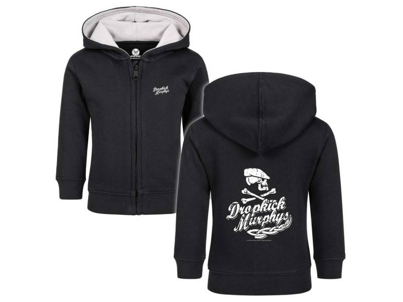 Metal Kids Kapuzensweatjacke mit Dropkick Murphys (Scally Skull Ship) Aufdruck für Babys (0–24 M) von Metal Kids