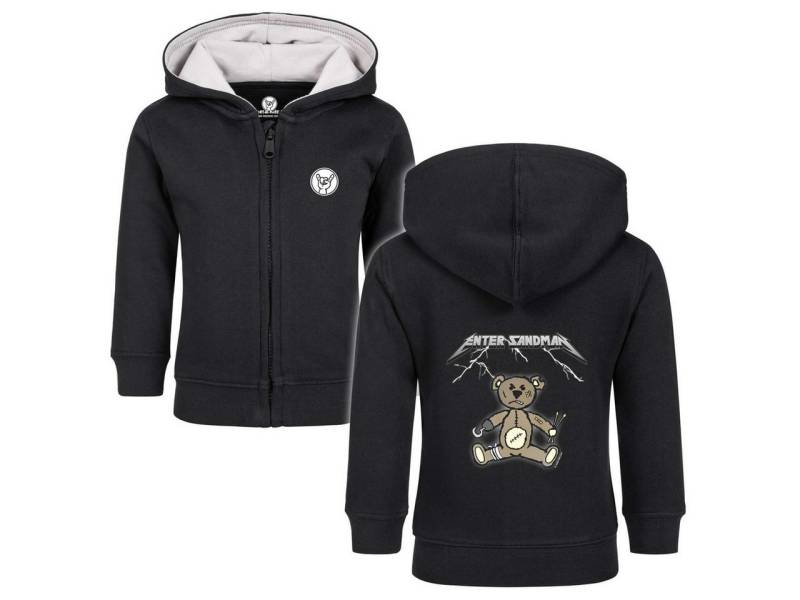 Metal Kids Kapuzensweatjacke mit Enter Sandman (Metallica Tribute) Aufdruck für Babys (0–24 M) von Metal Kids