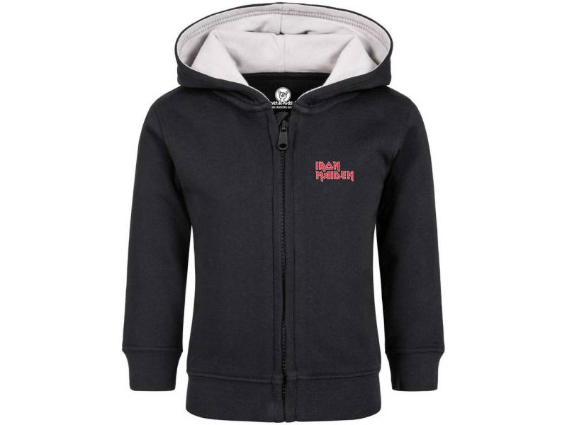 Metal Kids Kapuzensweatjacke mit Iron Maiden (Fear Live Flame) Aufdruck für Babys (0–24 M) von Metal Kids