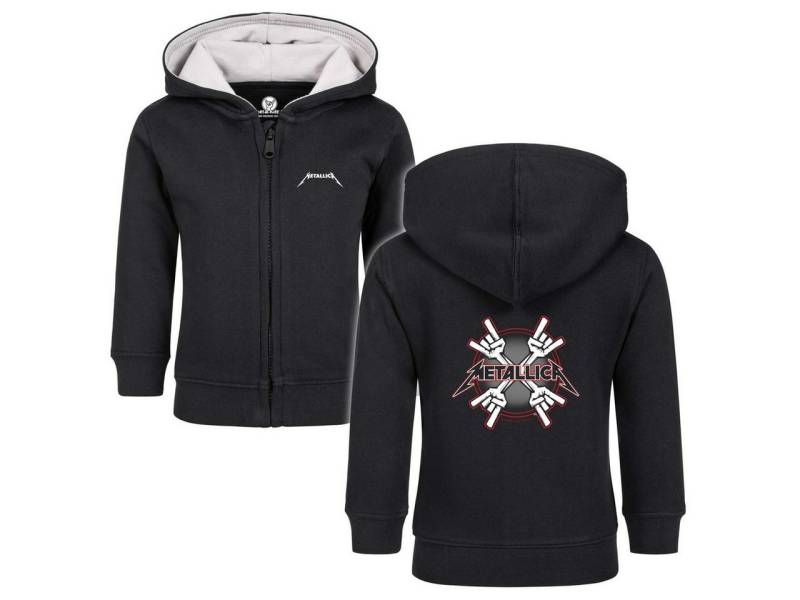 Metal Kids Kapuzensweatjacke mit Metallica (Crosshorns) Aufdruck für Babys (0–24 M) von Metal Kids