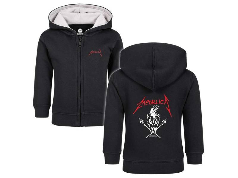 Metal Kids Kapuzensweatjacke mit Metallica (Scary Guy) Aufdruck für Babys (0–24 M) von Metal Kids
