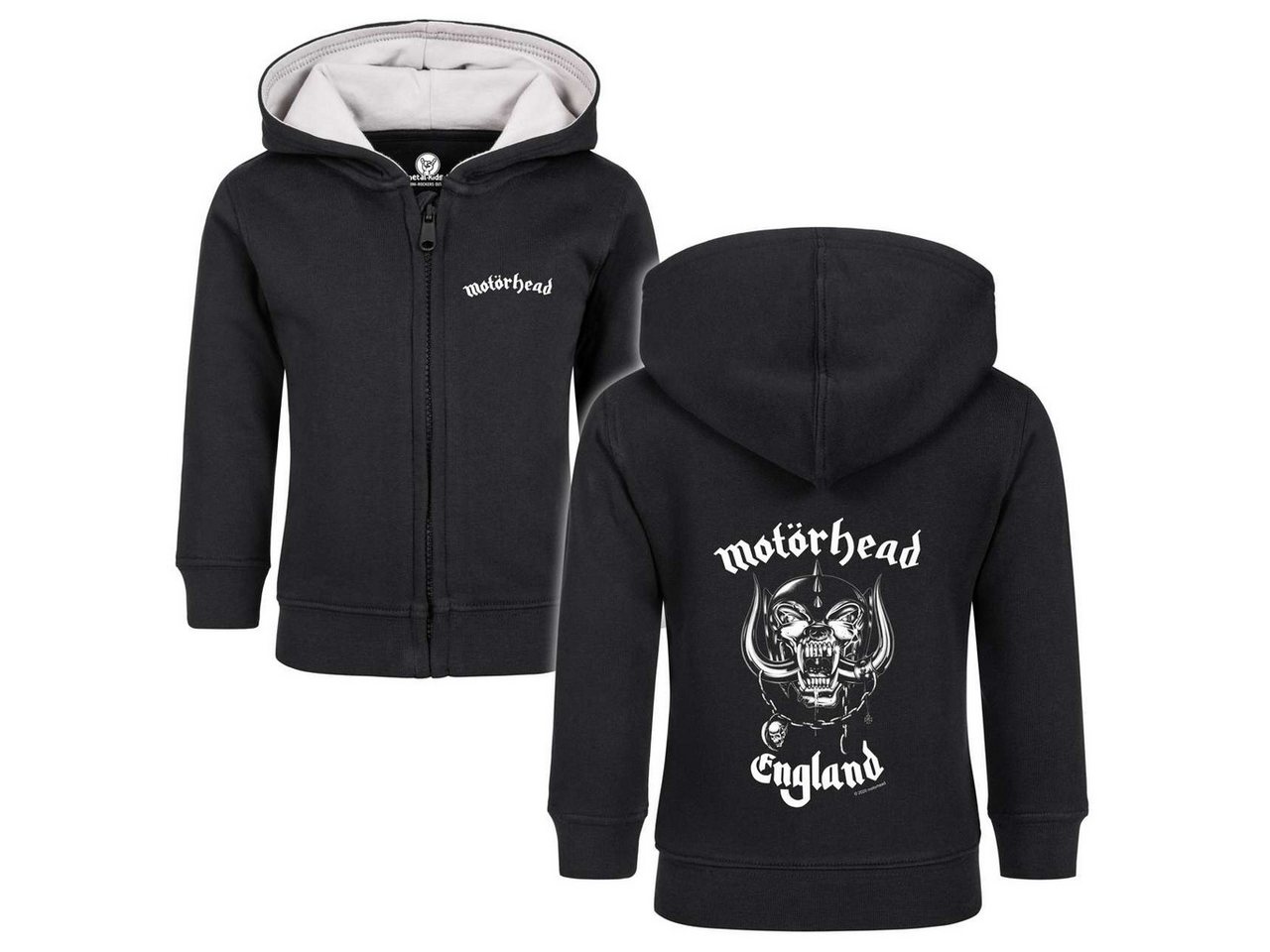 Metal Kids Kapuzensweatjacke mit Motörhead (England) Aufdruck für Babys (0–24 M) von Metal Kids