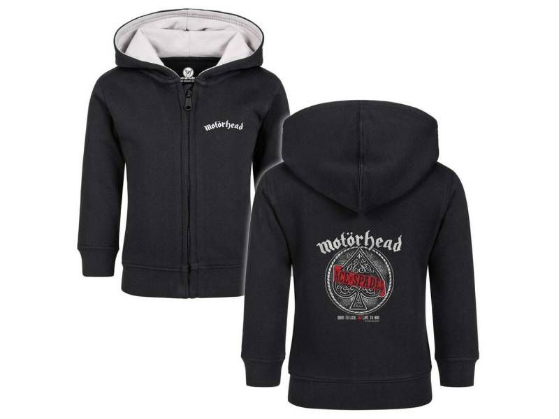 Metal Kids Kapuzensweatjacke mit Motörhead (Red Banner) Aufdruck für Babys (0–24 M) von Metal Kids