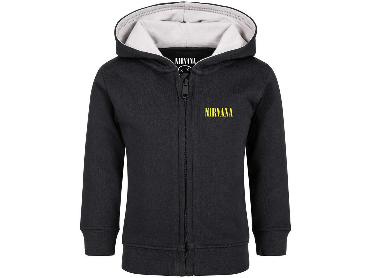 Metal Kids Kapuzensweatjacke mit Nirvana (Smiley) Aufdruck für Babys (0–24 M) von Metal Kids