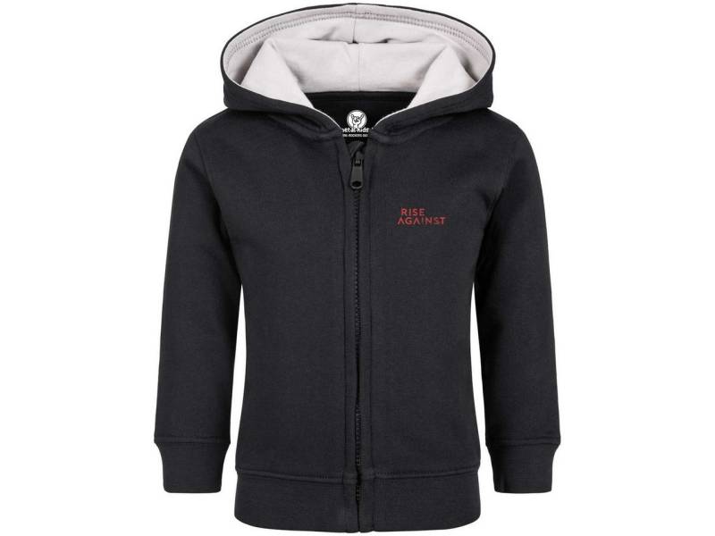 Metal Kids Kapuzensweatjacke mit Rise Against (Heartfist) Aufdruck für Babys (0–24 M) von Metal Kids