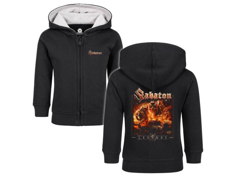 Metal Kids Kapuzensweatjacke mit Sabaton (Legends) Aufdruck für Babys (0–24 M) von Metal Kids