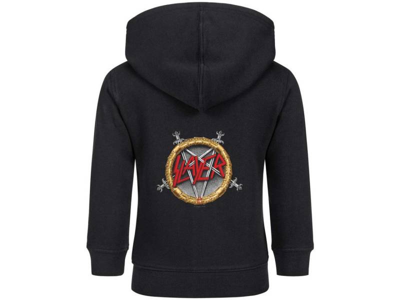 Metal Kids Kapuzensweatjacke mit Slayer (Pentagram) Aufdruck für Babys (0–24 M) von Metal Kids