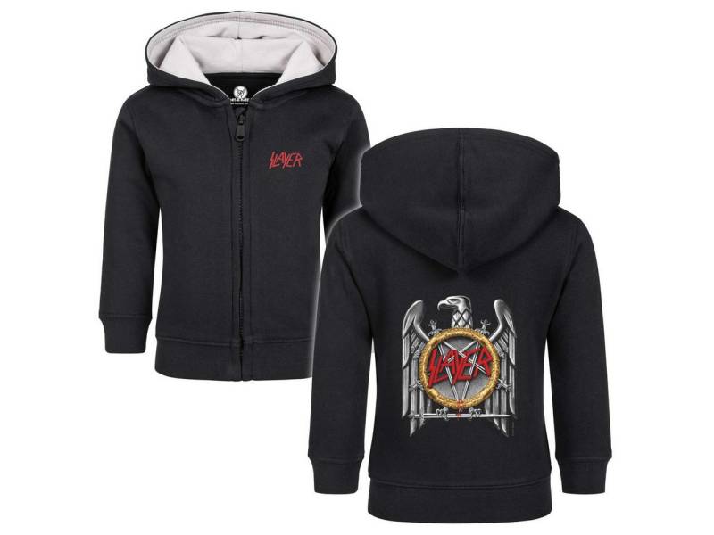 Metal Kids Kapuzensweatjacke mit Slayer (Silver Eagle) Aufdruck für Babys (0–24 M) von Metal Kids
