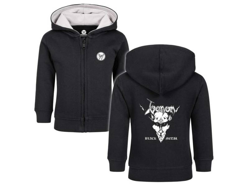 Metal Kids Kapuzensweatjacke mit Venom (Black Metal) Aufdruck für Babys (0–24 M) von Metal Kids