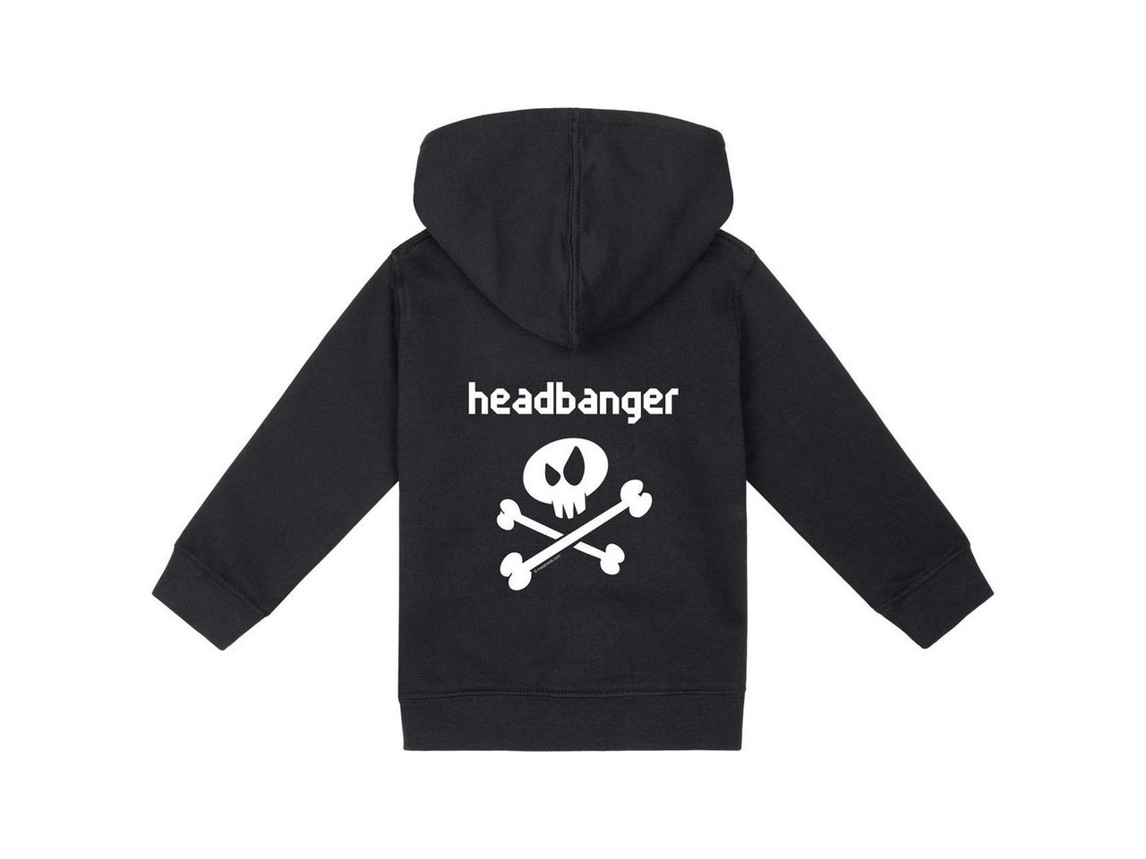 Metal Kids Kapuzensweatjacke mit headbanger Aufdruck für Babys (0–24 M) von Metal Kids